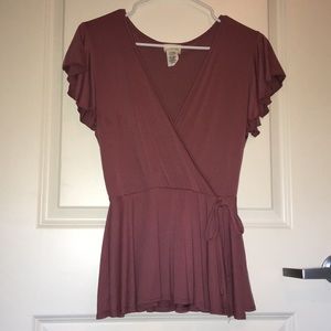 Mauve blouse